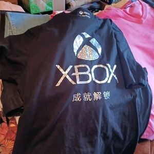 Black Xbox Graphic T-Shirt Size Xlg  Tall